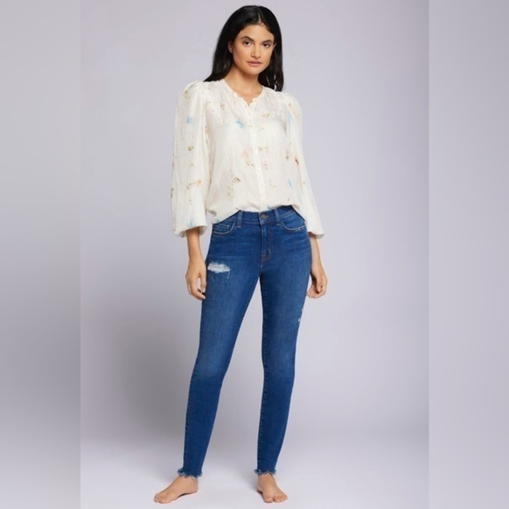 Current/Elliott THE SETTLER SILK TOP